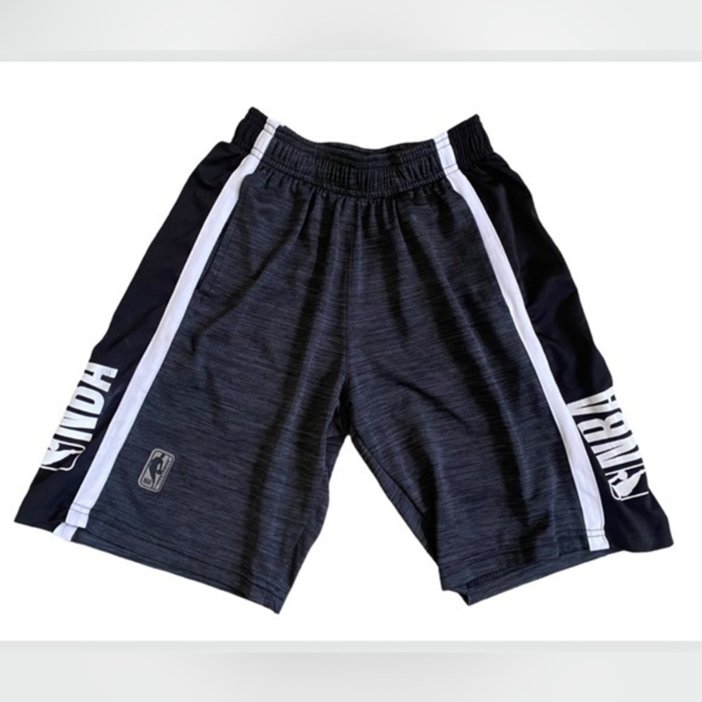 NBA Basketball Black Shorts Youth Boys Medium